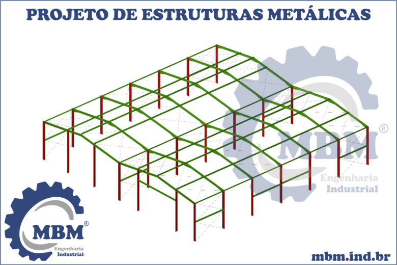 PROJETO DE ESTRUTURA METÁLICA, GALPÃO, MEZANINO, COBERTURA