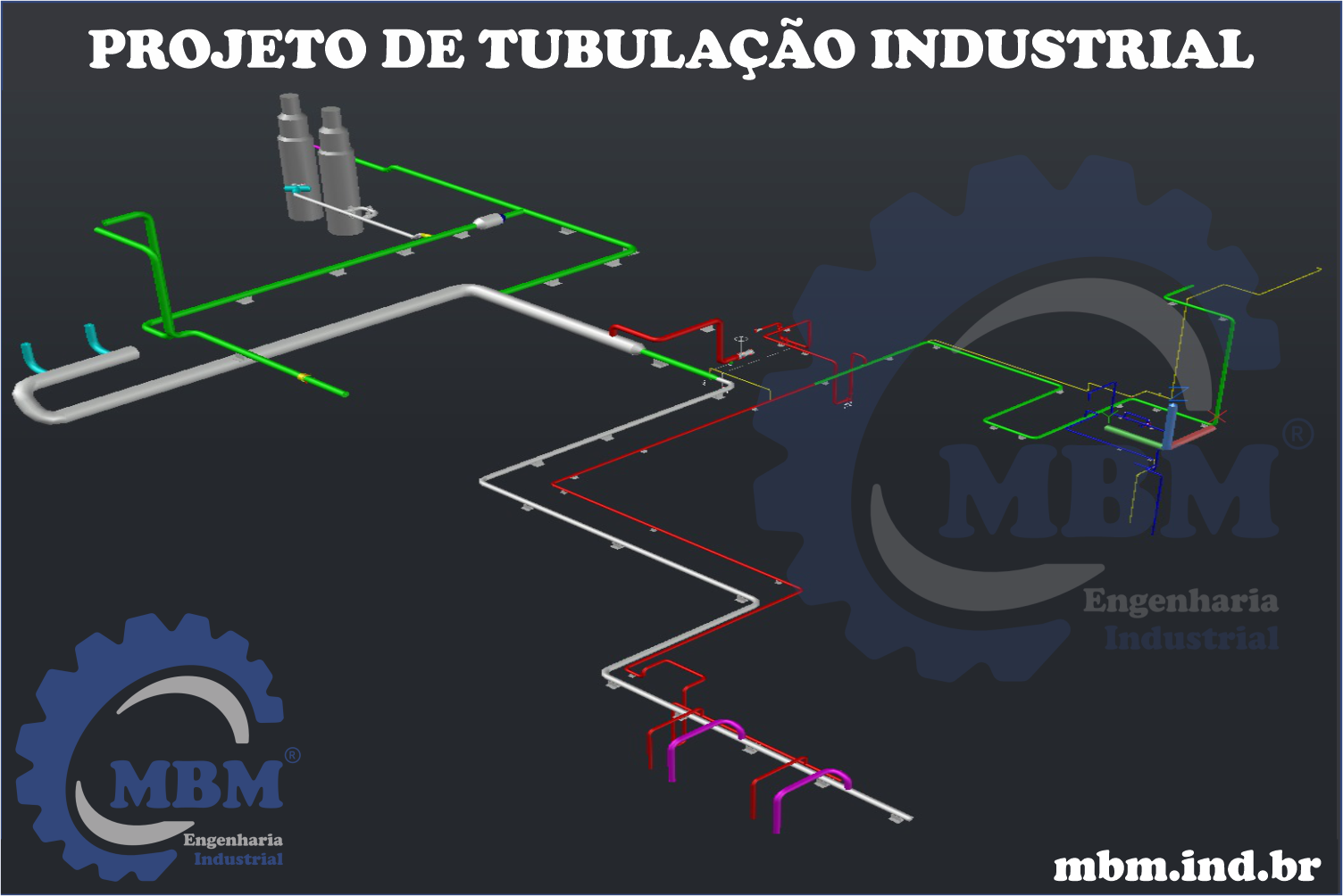 PROJETO DE TUBULAÇÃO INDUSTRIAL, DIMENSIONAMENTO