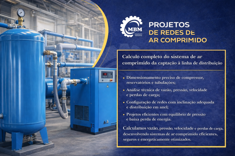 PROJETO DE REDES DE AR COMPRIMIDO